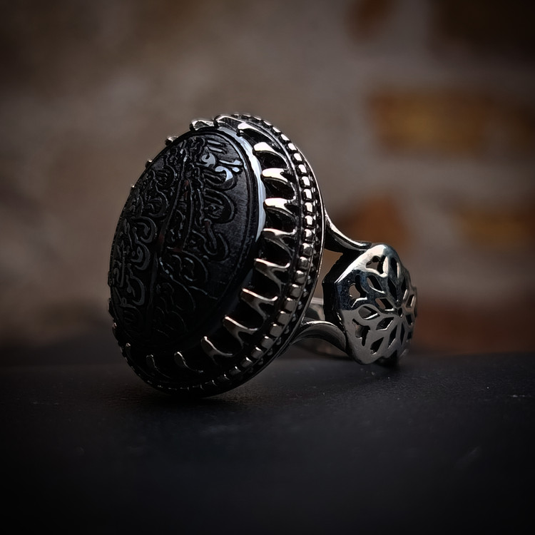 خرید انگشتر مردانه نقره عیار ۹۲۵ گالری نقره بقیع