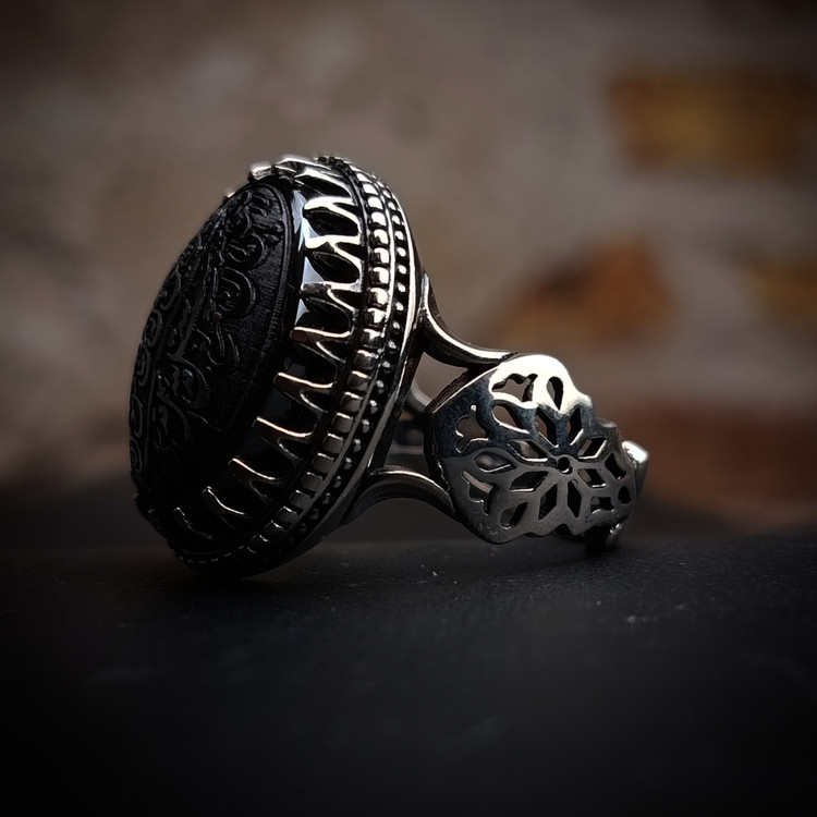 خرید انگشتر مردانه حدید صینی مناسب استفاده در مشکلات