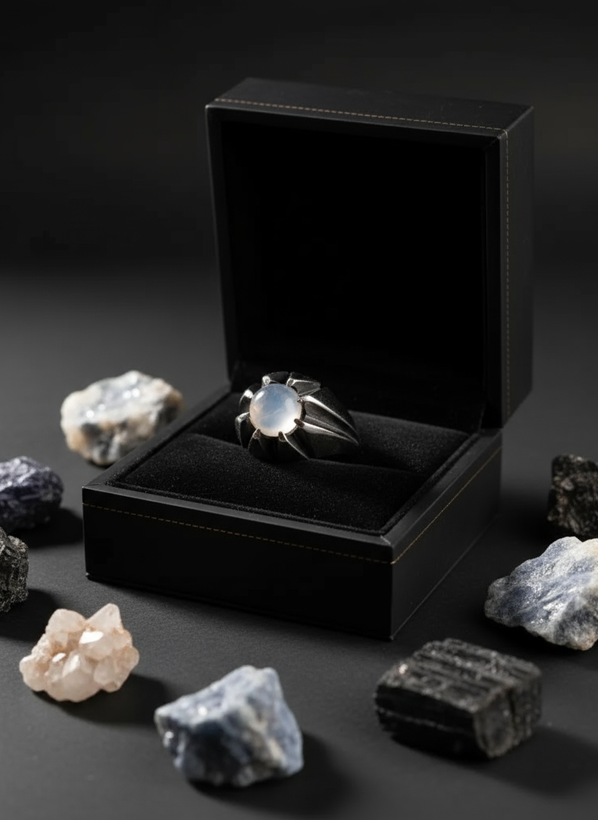 انگشتر در نجف مردانه نقره عیار بالا