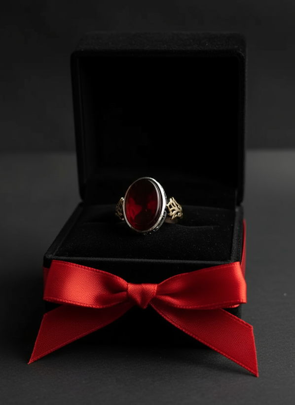 انگشتر عقیق مردانه طرح صفوی، علی مع الحق والحق مع علی