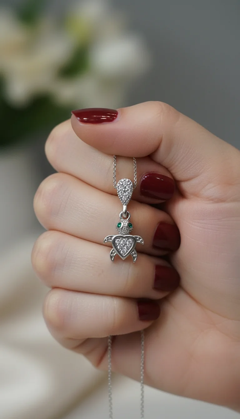 گردنبند مینیمال نقره زنانه ۹۲۵ عیار