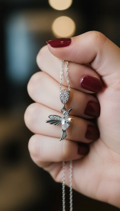 گردنبند مینیمال هدهد