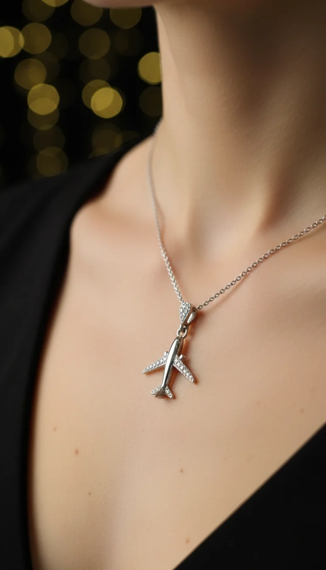 گردنبند مینیمال زنانه نقره عیار ۹۲۵