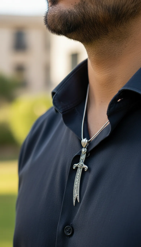 گردنبند نقره عیار ۹۲۵