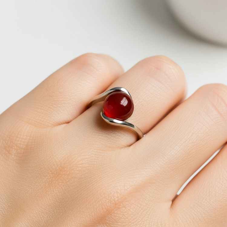 انگشتر زنانه آبکاری رادیوم