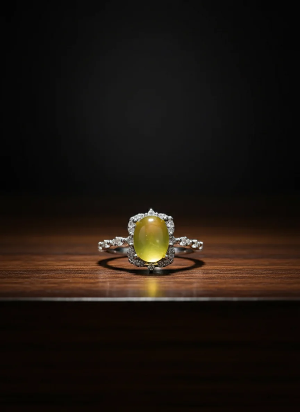 انگشتر نقره زنانه طرح مینیمال آبکاری شده