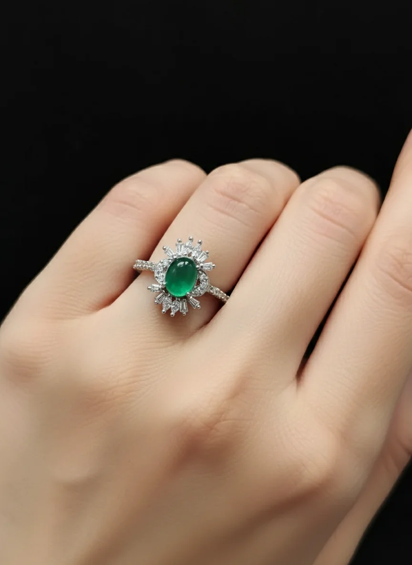 انگشتر نقره زنانه عیار ۹۲۵