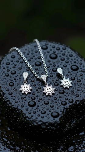 نیم ست نقره عیار ۹۲۵ آبکاری شده