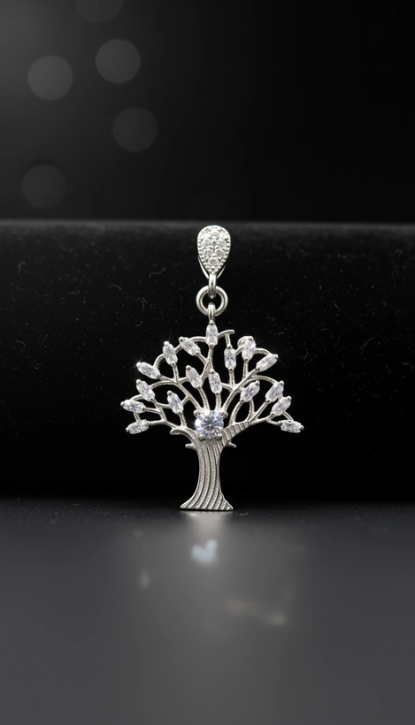 گردنبند نقره زنانه عیار ۹۲۵