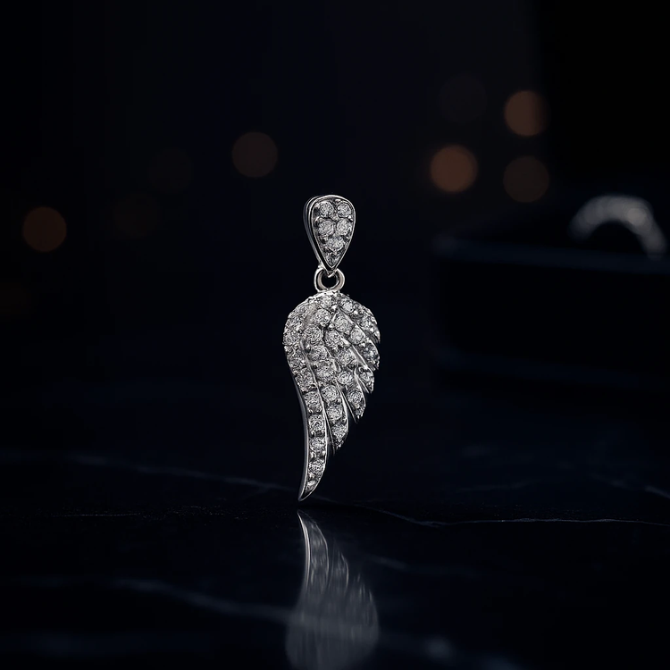 گردنبند نقره زنانه طرح برگ