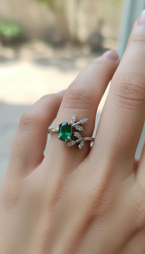 انگشتر دخترانه نقره عیار 925