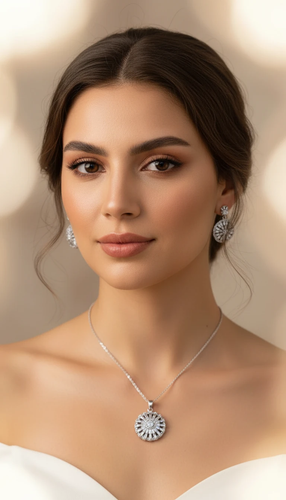 نیم ست نقره عیار 925