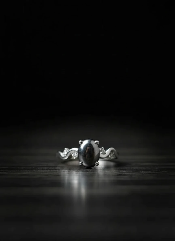 خرید انگشتر حدید صینی زنانه از گالری نقره بقیع