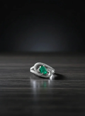 انگشتر نقره زنانه عقیق سبز