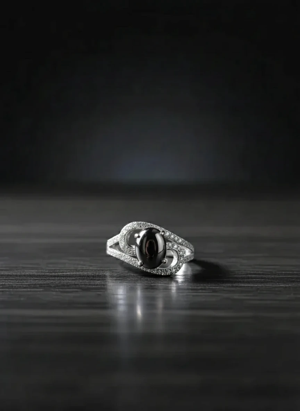 انگشتر نقره زنانه حدید صینی