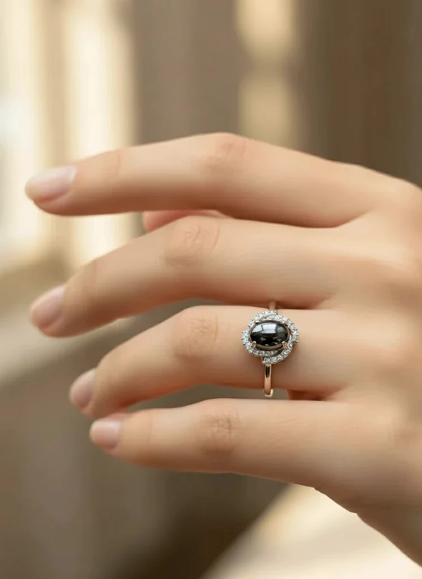 انگشتر نقره زنانه حدید صینی