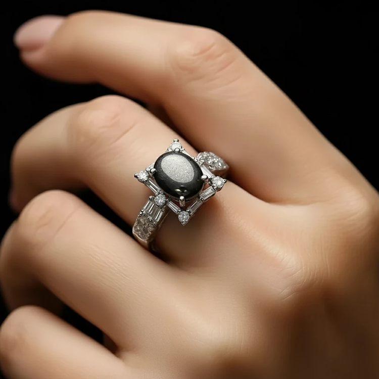 انگشتر نقره زنانه حدید صینی