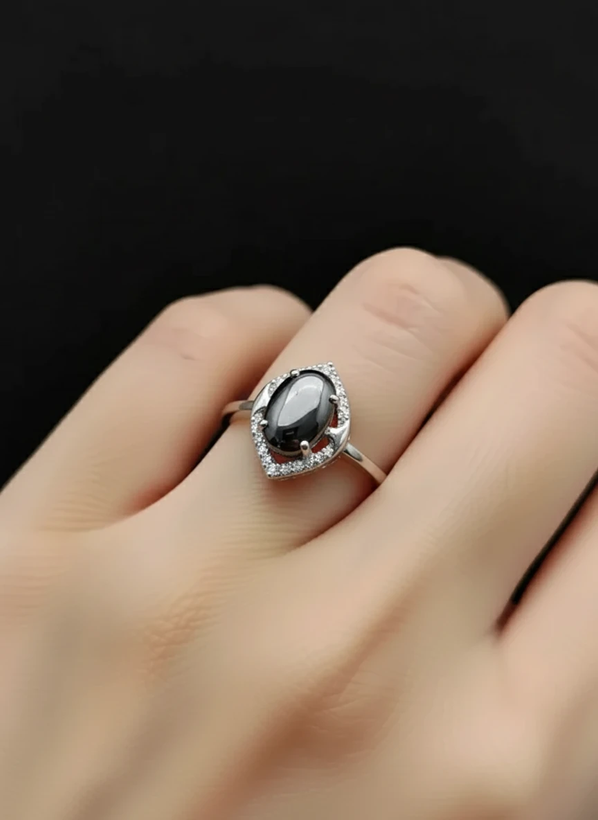 انگشتر نقره زنانه حدید صینی