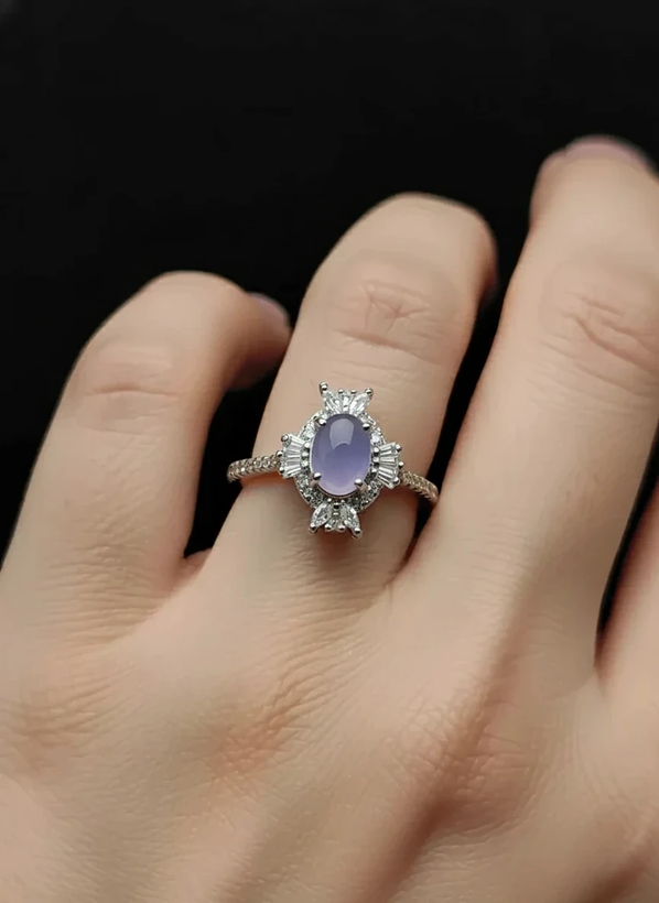 انگشتر نقره زنانه عقیق کبود یمن