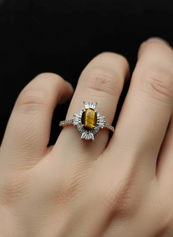 انگشتر نقره زنانه تایگر