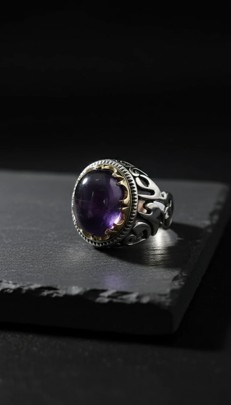 انگشتر مردانه طرح رکاب علی