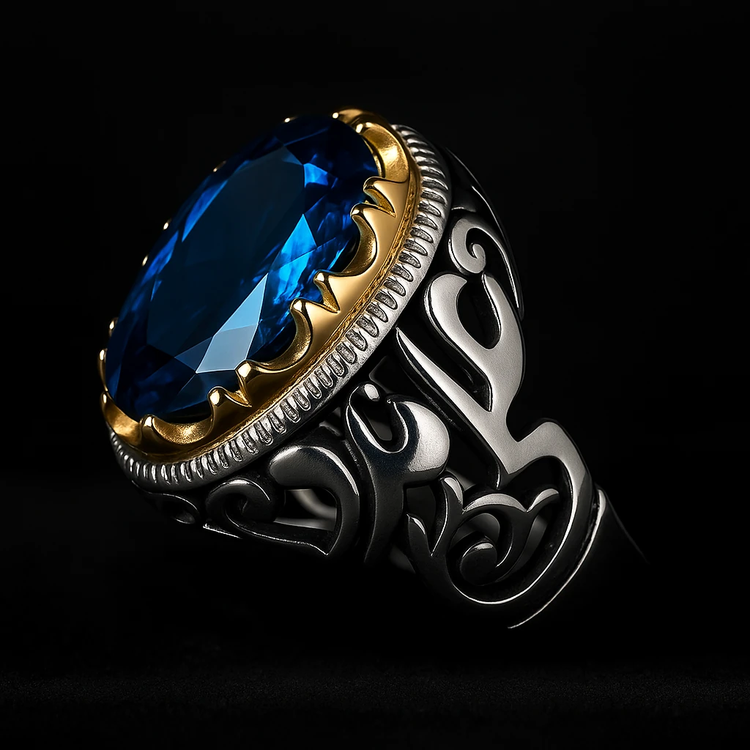 انگشتر مردانه توپاز