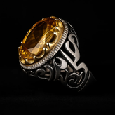 انگشتر مردانه سیترین