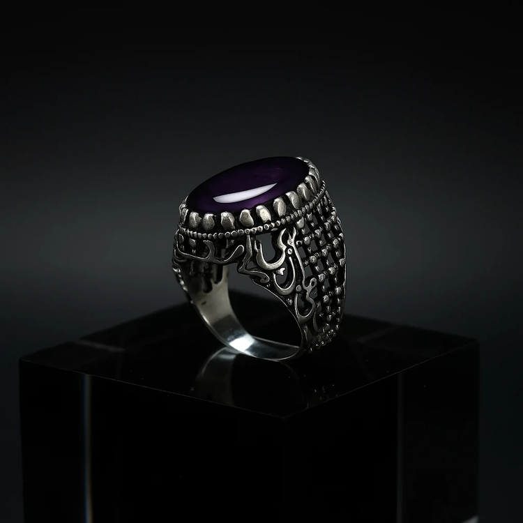 انگشتر مردانه طرح امام رضایی