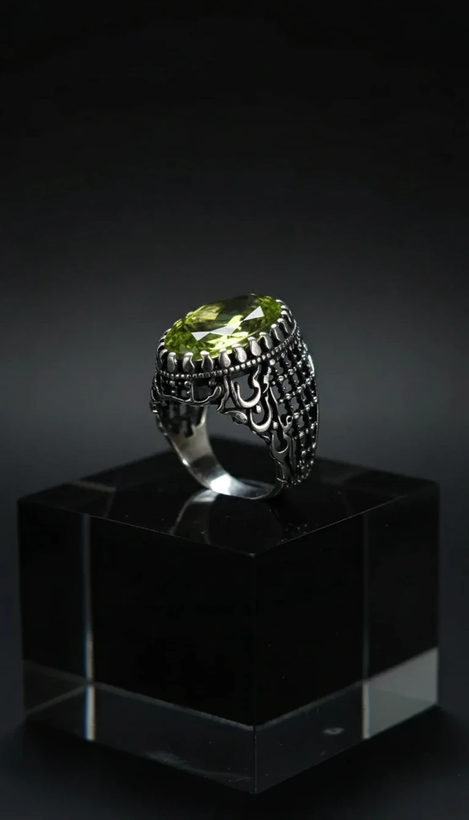 انگشتر مردانه زبرجد