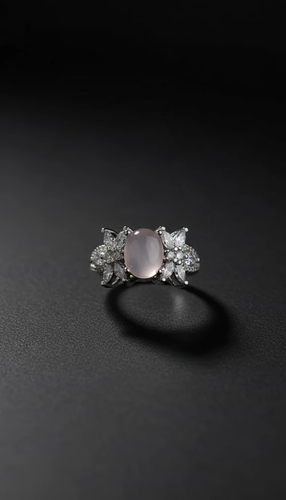 انگشتر عقیق کبود زنانه