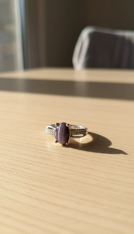 خرید انگشتر بنفش آبکاری رادیوم