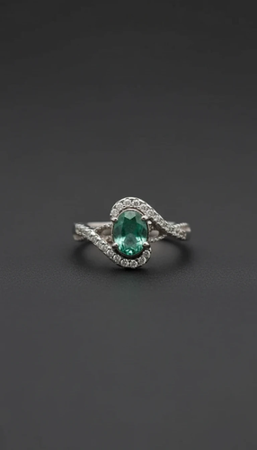 خرید انگشتر زنانه نقره آبکاری شده