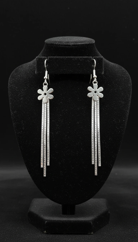 خرید گوشواره نقره آویزی زنانه ۹۲۵