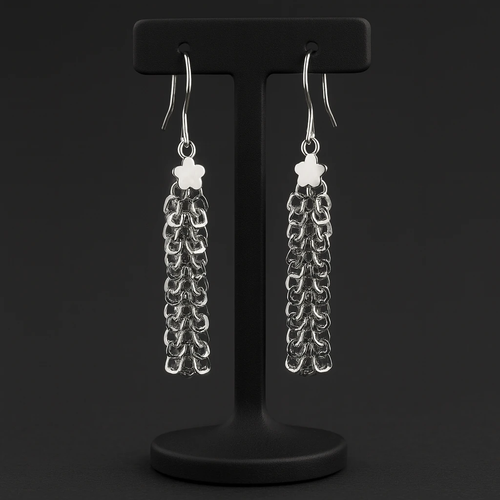 خرید گوشواره نقره آویزی با کیفیت بالا