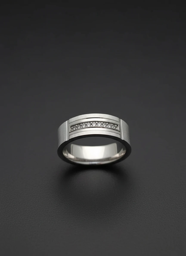 حلقه اسپرت نقره آبکاری رادیوم