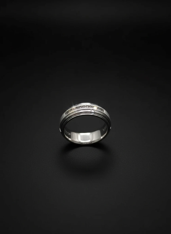 حلقه نامزدی نقره عیار 925