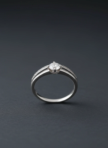 حلقه اسپرت نقره آبکاری رادیوم