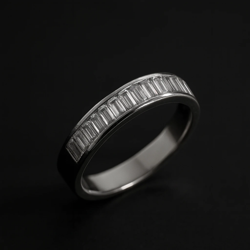 خرید حلقه نقره عیار 925 آبکاری رادیوم