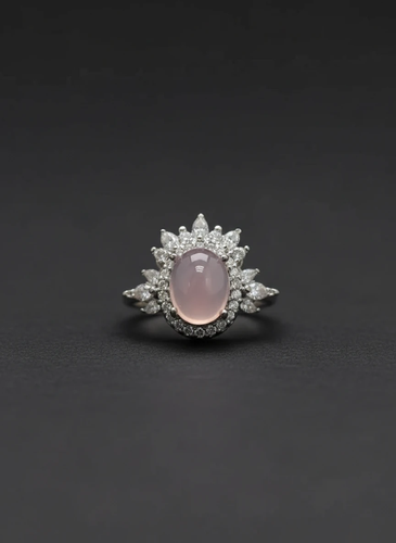 خرید انگشتر زنانه سنگ عقیق کبود