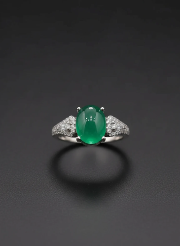 خرید انگشتر زنانه عقیق سبز