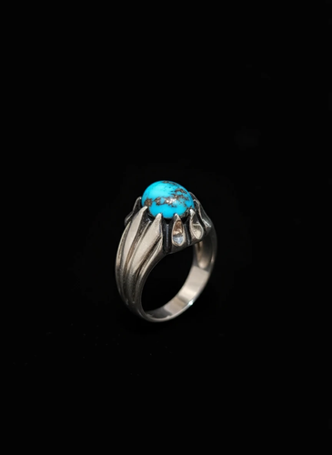 خرید انگشتر دست ساز فیروزه