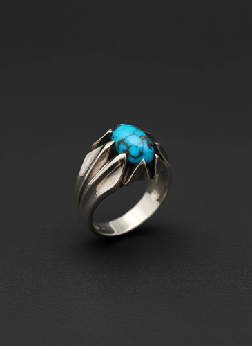 انگشتر مردانه فیروزه نیشابور