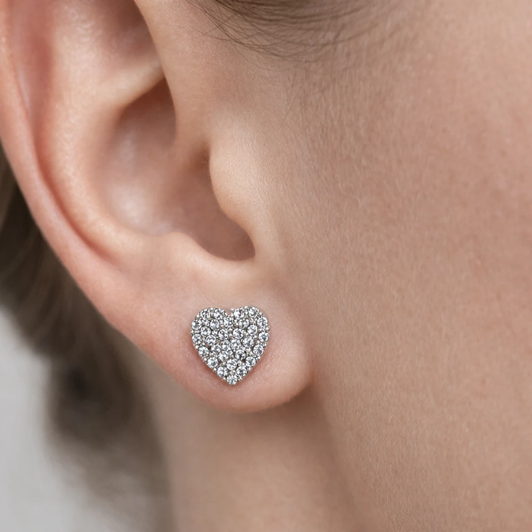 گوشواره نقره زنانه میخی