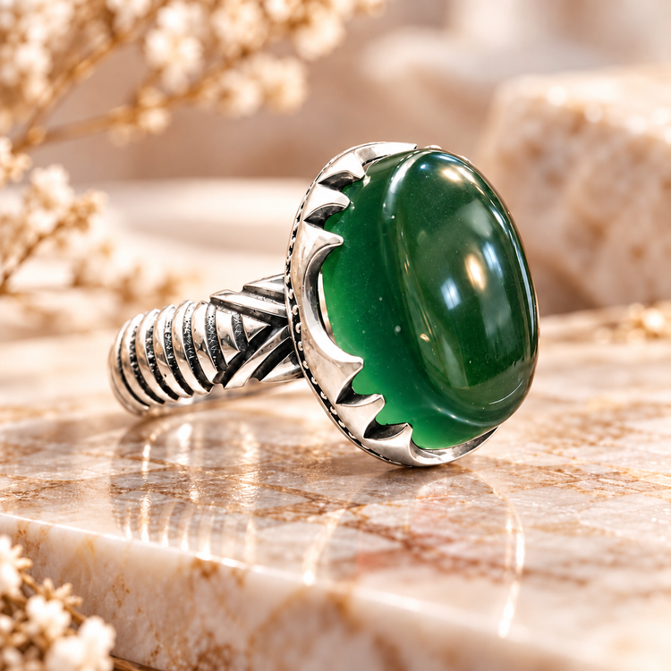 انگشتر مردانه ، نقره عیار 925، سنگ عقیق سرخ ، طرح رکاب مدرن و جوان پسند